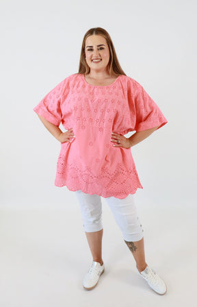 Pippa Blouse in Coral 