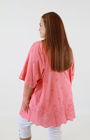 Pippa Blouse in Coral 