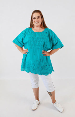 Pippa Blouse in Teal 