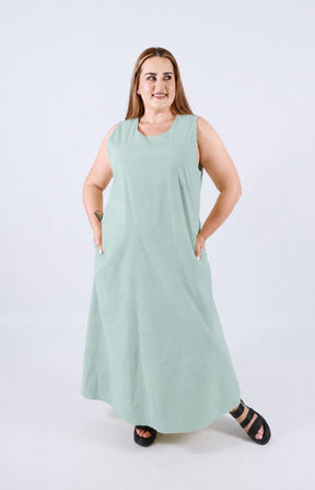 Polly Dress in Mint 