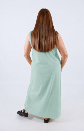 Polly Dress in Mint 