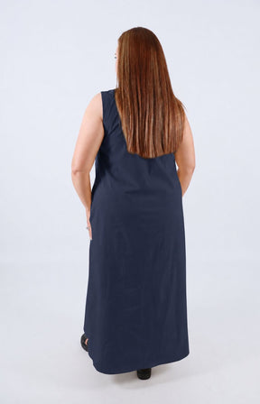 Polly Dress in Navy 