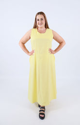 Polly Dress in Yellow 