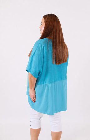Poppy Blouse in Blue 