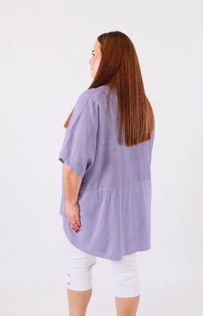 Poppy Blouse in Lilac 