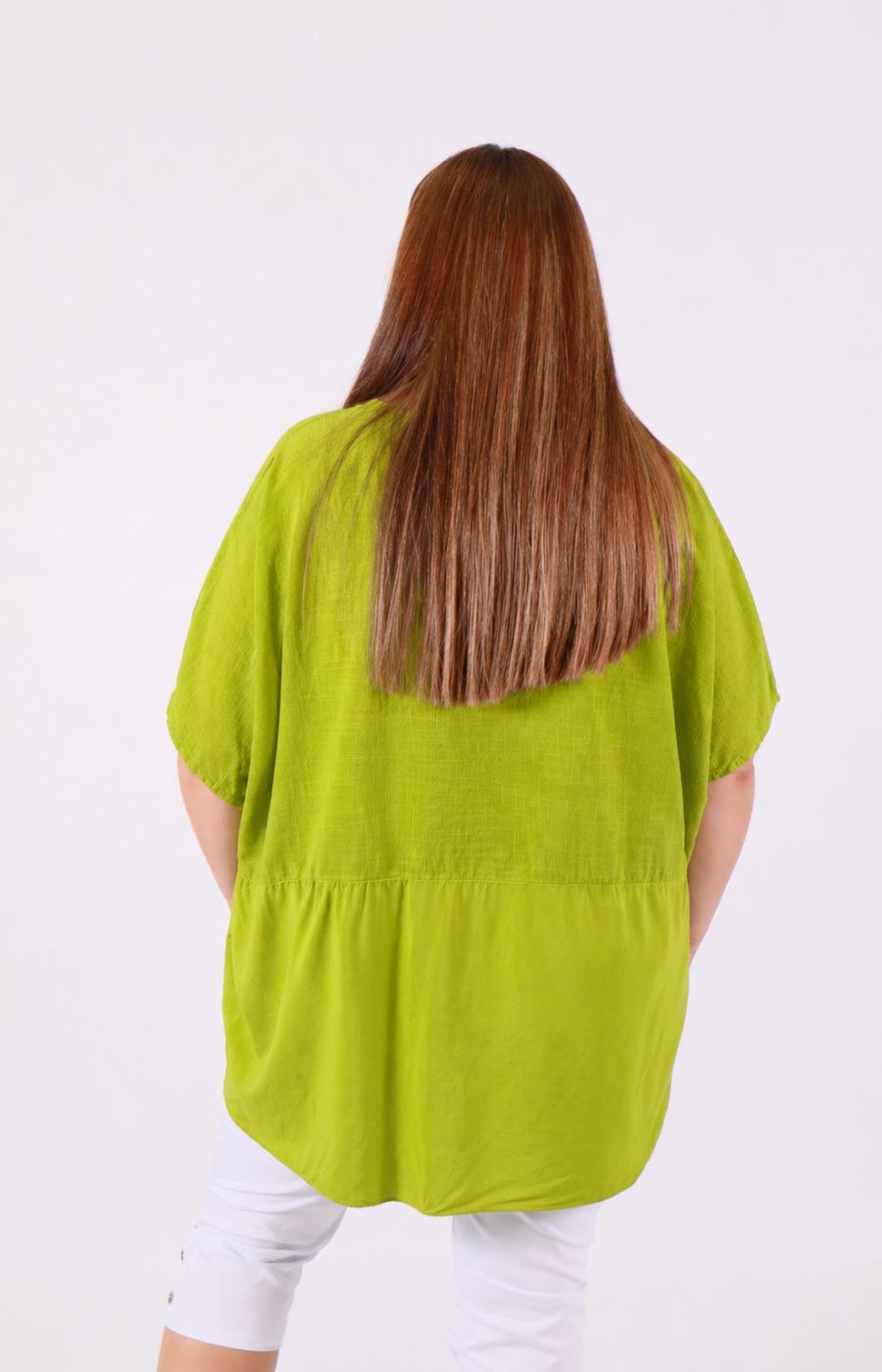 Poppy Blouse in Lime 