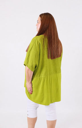 Poppy Blouse in Lime 