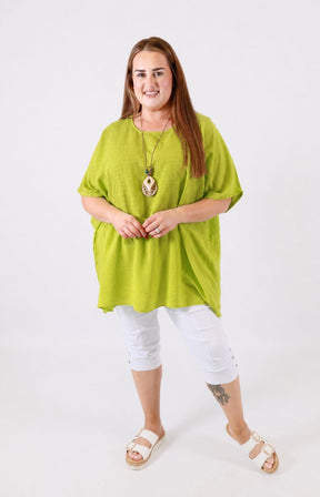 Poppy Blouse in Lime