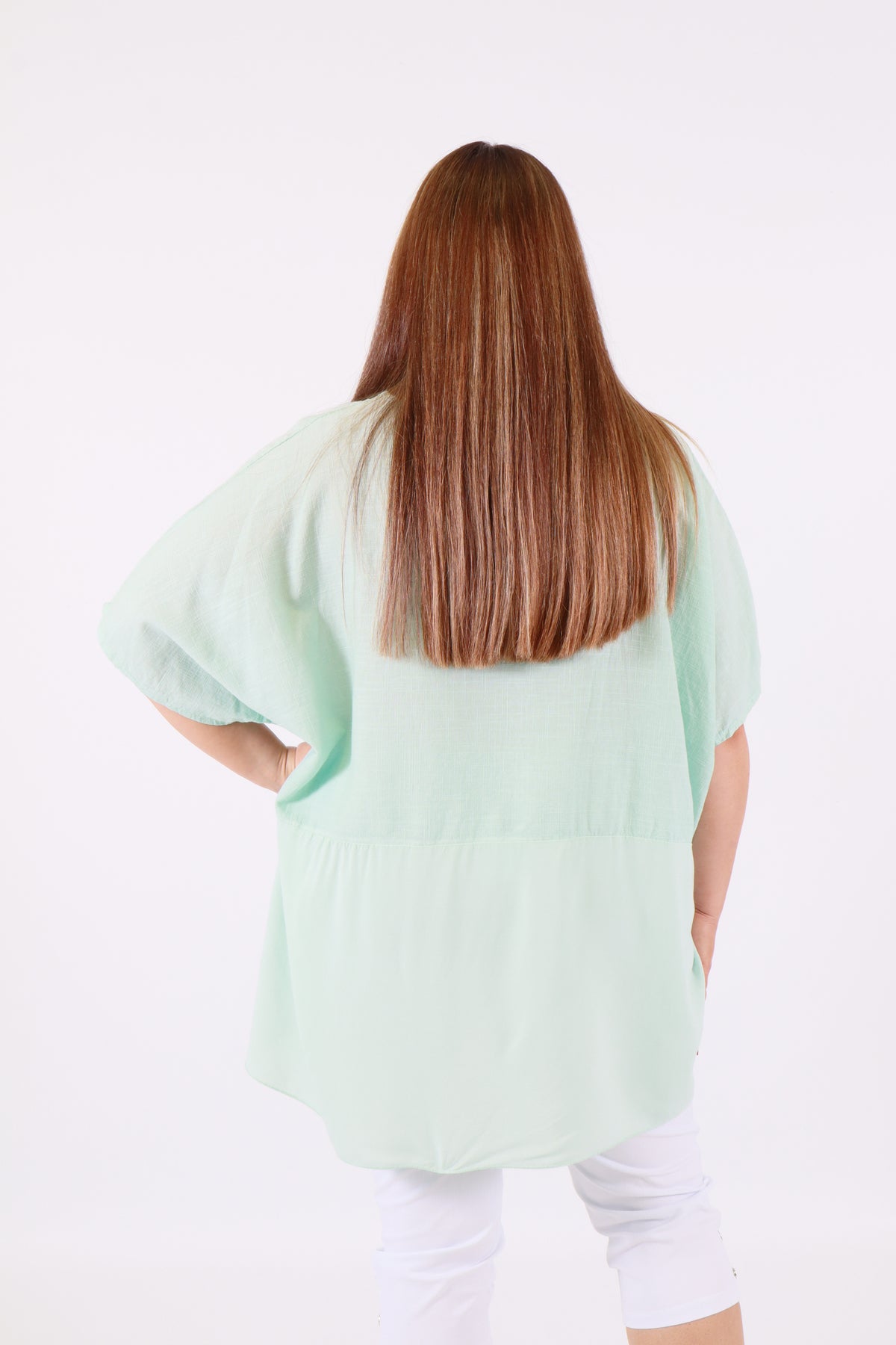 Poppy Blouse in Mint 