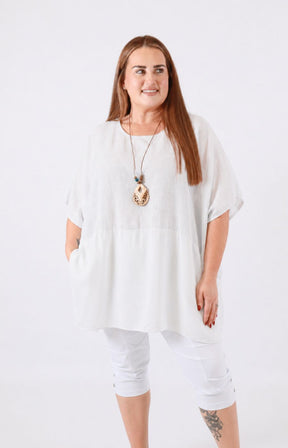 Poppy Blouse in White 