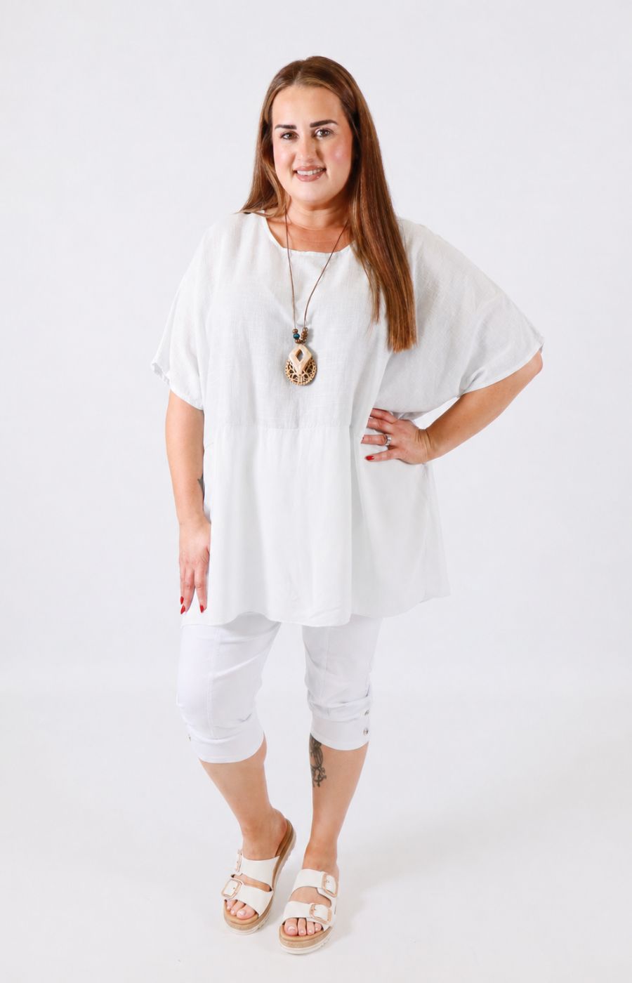 Poppy Blouse in White 