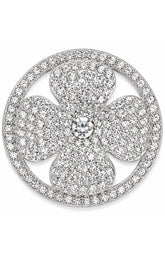 Posie Magnetic Brooch in Silver 