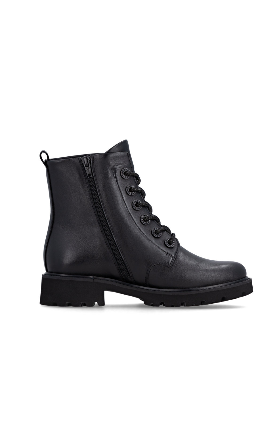 Remonte Sparkle Lace Boots in Black