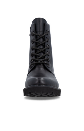 Remonte Sparkle Lace Boots in Black