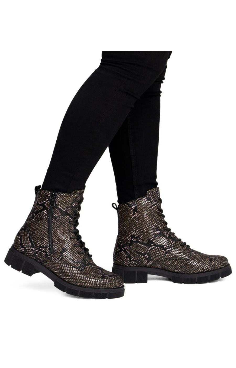 Remonte Boot in Snake Print 