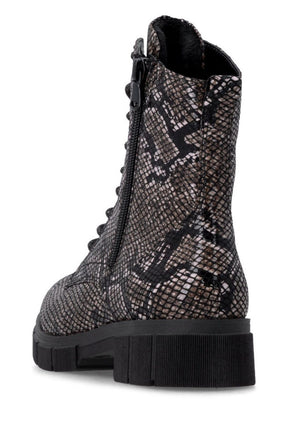 Remonte Boot in Snake Print 