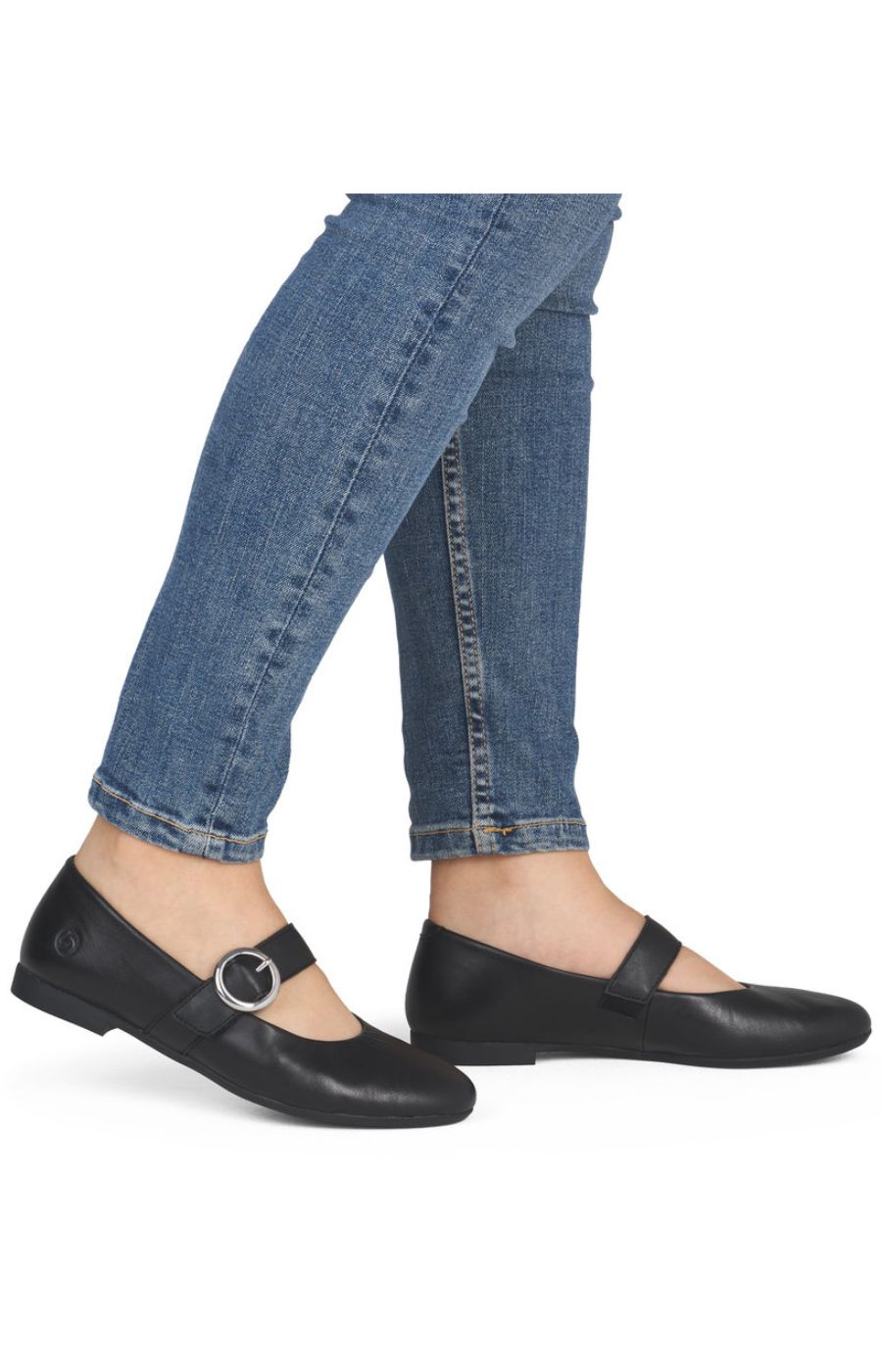 Remonte Buckle Shoe in Black 