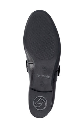 Remonte Buckle Shoe in Black 