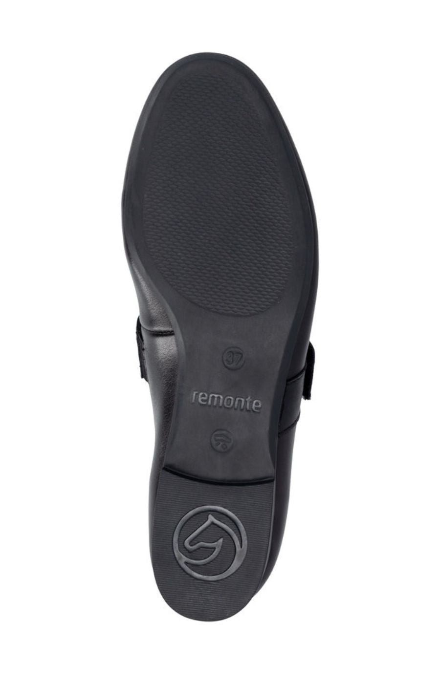 Remonte Buckle Shoe in Black 