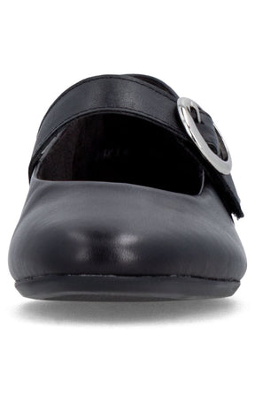Remonte Buckle Shoe in Black 