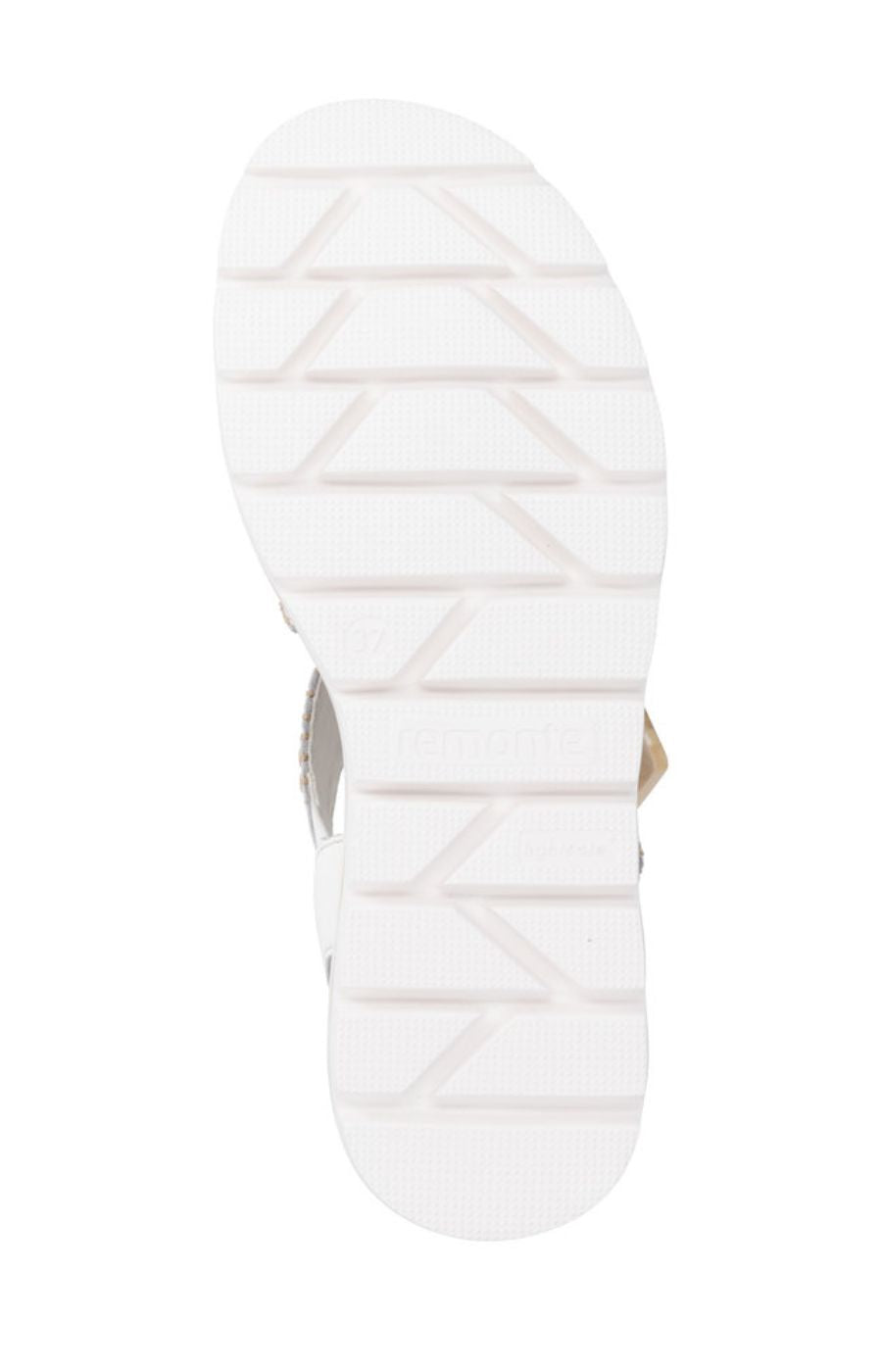 Remonte Cross Strap Sandals in White 