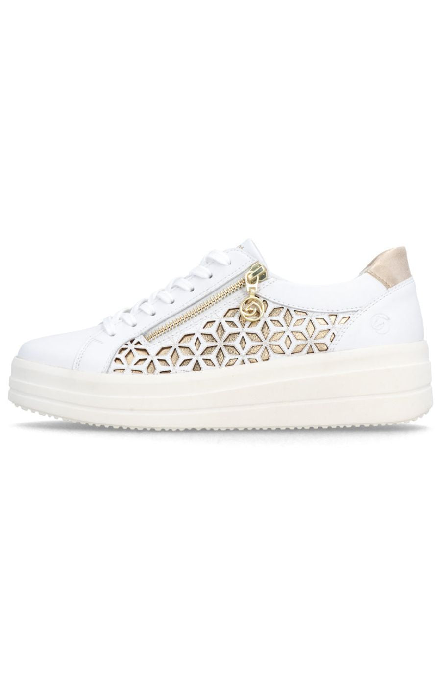 Remonte Cut Out Trainer in White