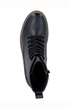 Remonte Leather Boot in Navy