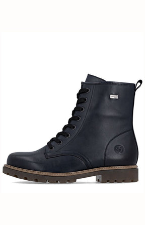 Remonte Leather Boot in Navy
