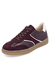 Remonte Leather Trainer in Wine 