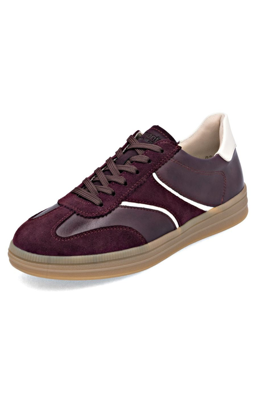 Remonte Leather Trainer in Wine 