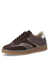 Remonte Metallic Trainer in Brown