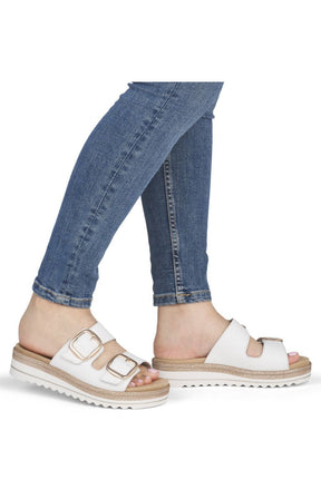 Remonte Mules in White 