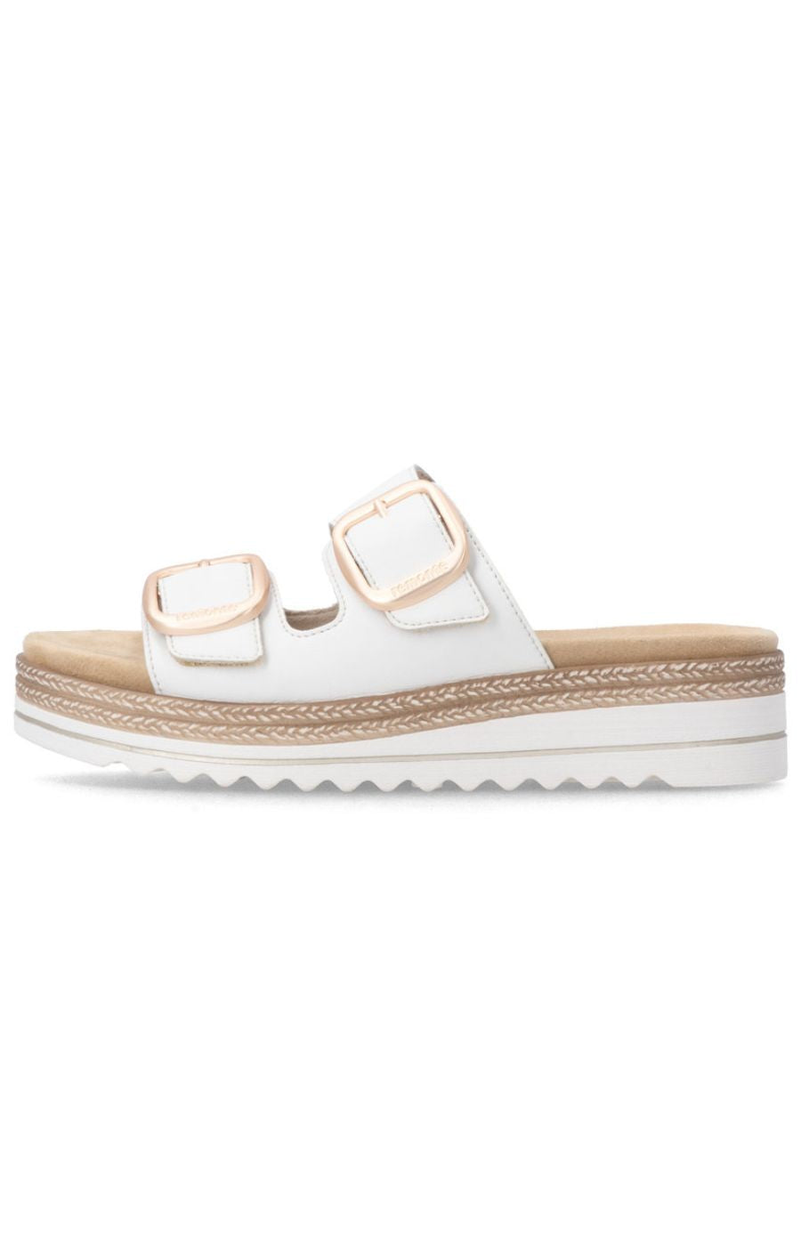 Remonte Mules in White 