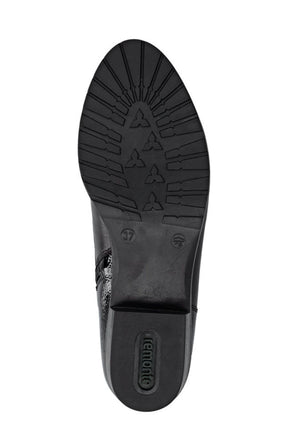 Remonte Patent Boot in Black