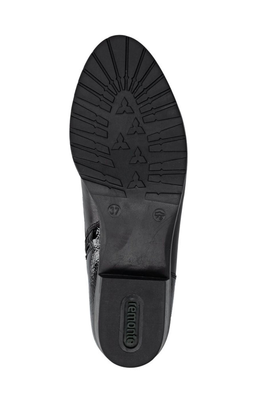 Remonte Patent Boot in Black