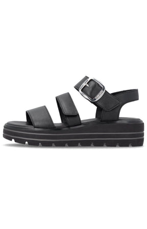 Remonte Platform Sandal in Black 