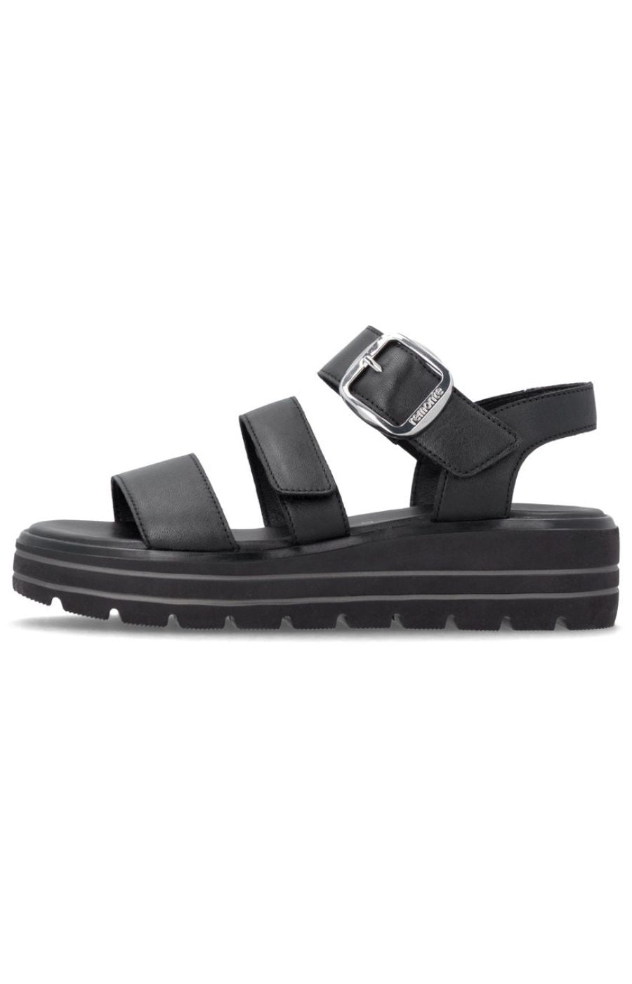 Remonte Platform Sandal in Black 