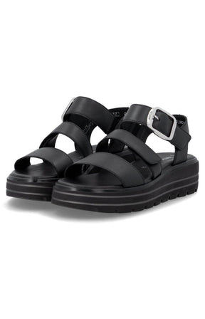 Remonte Platform Sandal in Black 