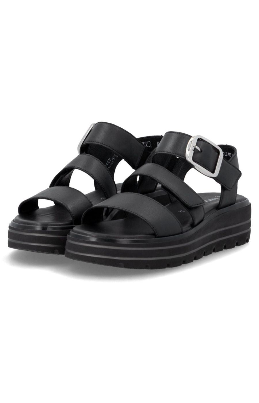 Remonte Platform Sandal in Black 