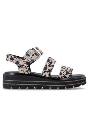Remonte Platform Sandal in Leopard Print