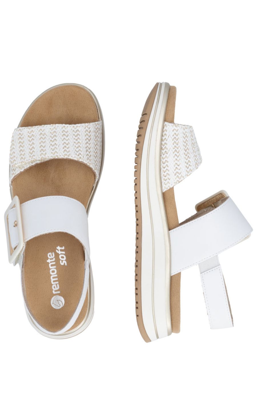 Remonte Sandal in White