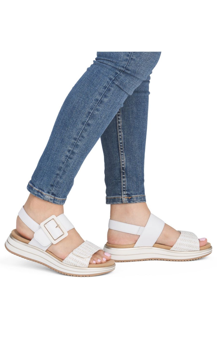 Remonte Sandal in White 