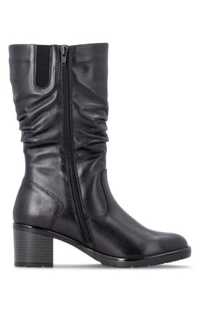Remonte Slouch Boot in Black 