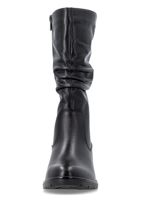 Remonte Slouch Boot in Black 