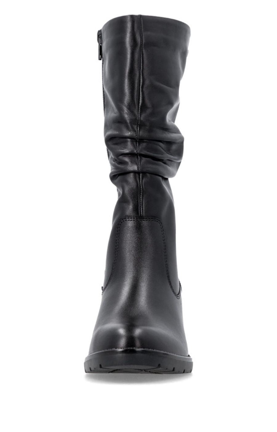 Remonte Slouch Boot in Black 