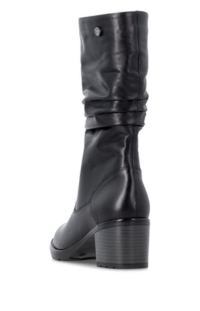 Remonte Slouch Boot in Black 