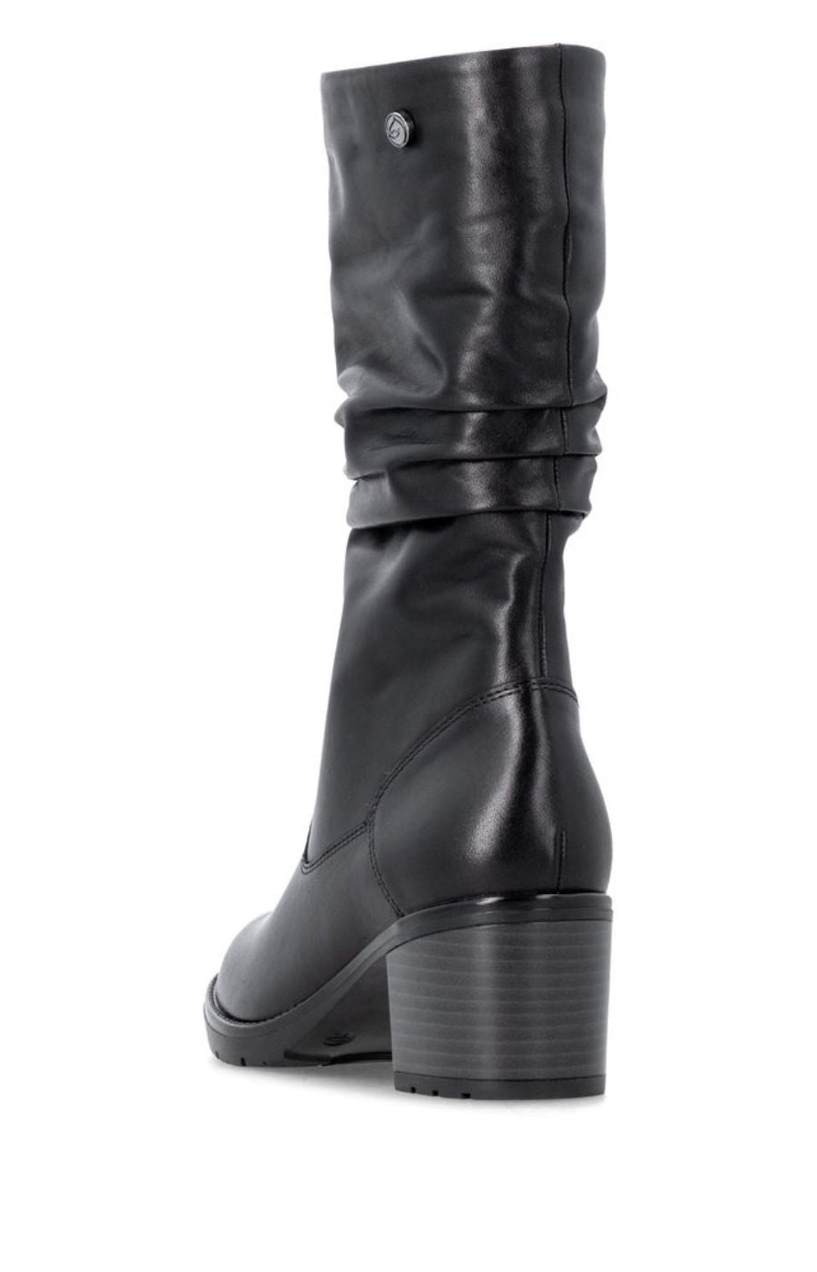 Remonte Slouch Boot in Black 