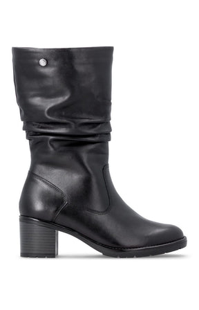 Remonte Slouch Boot in Black 