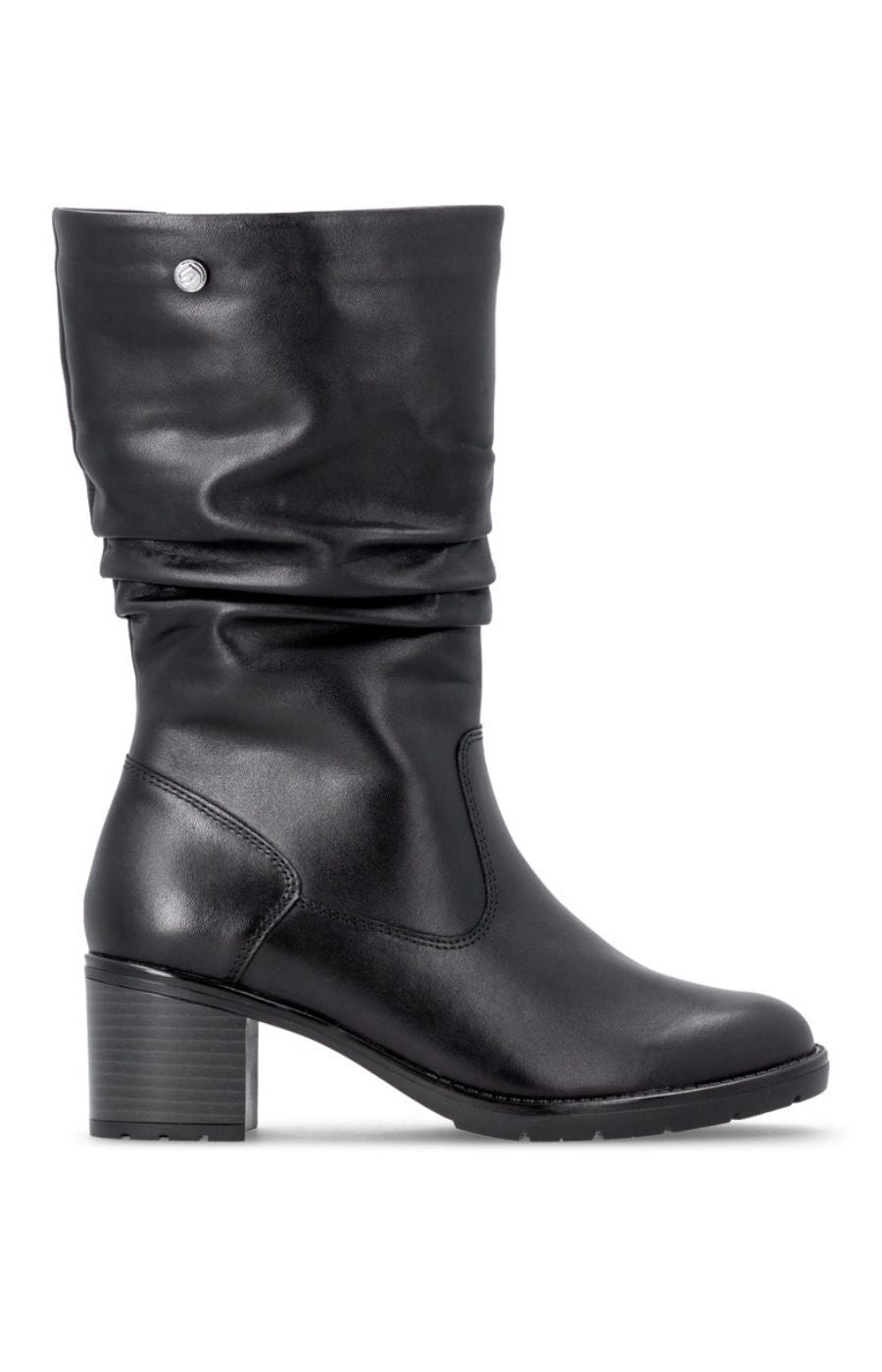 Remonte Slouch Boot in Black 