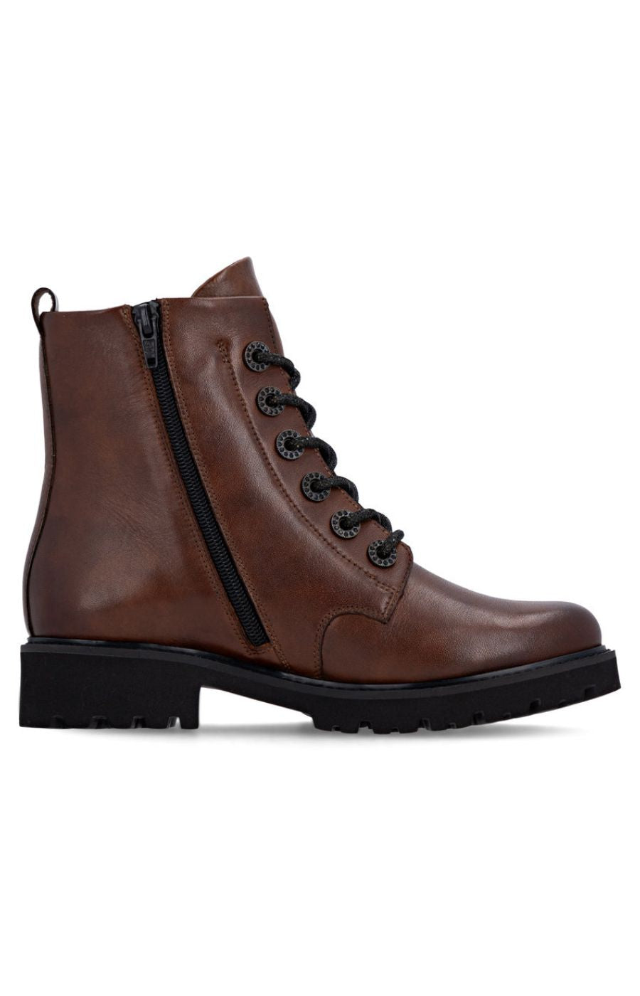 Remonte Sparkle Lace Boots in Brown